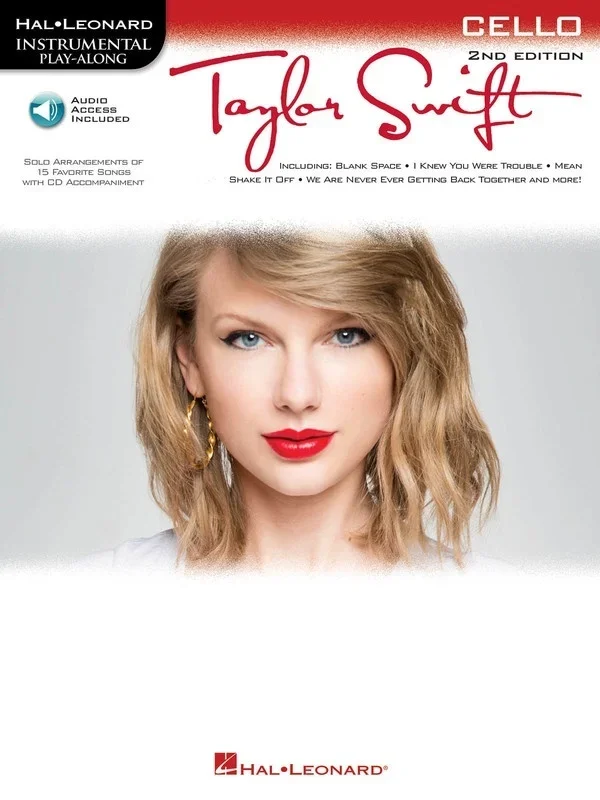 Taylor Swift Cello Playalong 2nd Ed Book/Online Audio (Softcover Book/Online Audio)