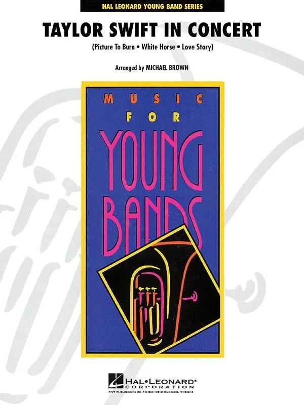 Taylor Swift In Concert Concert Band 3 (Music Score/Parts)