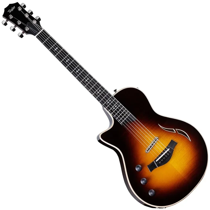 Taylor T5z Pro Left Hand Hybrid Electric Guitar Integrated Armrest in Tobacco Sunburst w/Taylor T5z Hardshell Brown Case – T5ZPROTSBLH