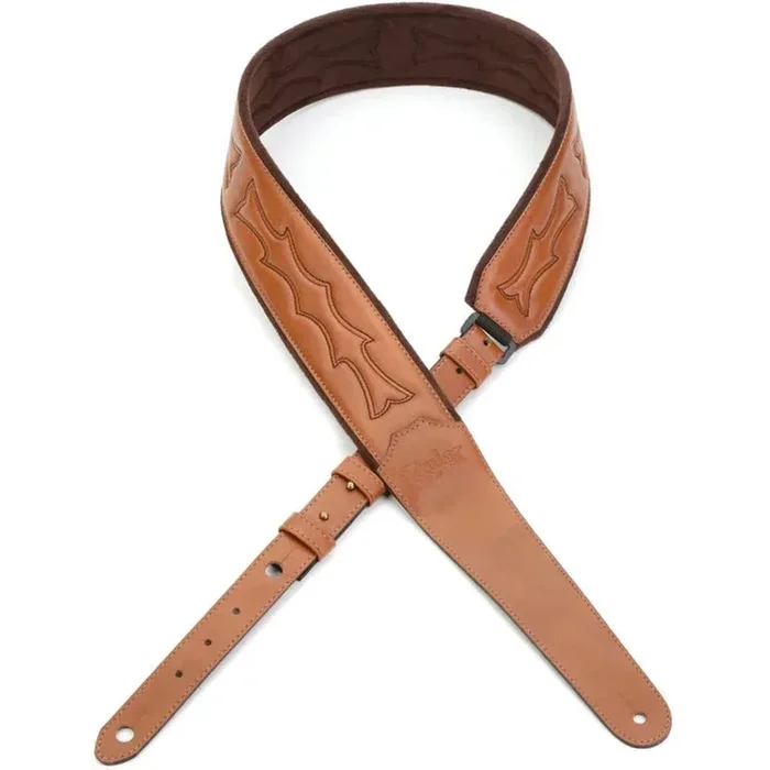 Taylor Vegan Leather 2.75-inch Guitar Strap – Tan (with Stitching)