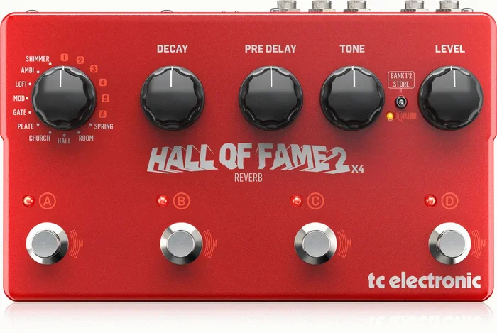 TC Electronics Hall of Fame 2 X4 Reverb Effect Pedal
