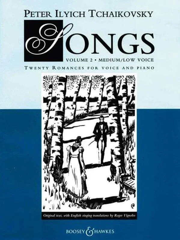 Tchaikovsky – Songs Vol 2 Medium/Low Voice (Softcover Book)