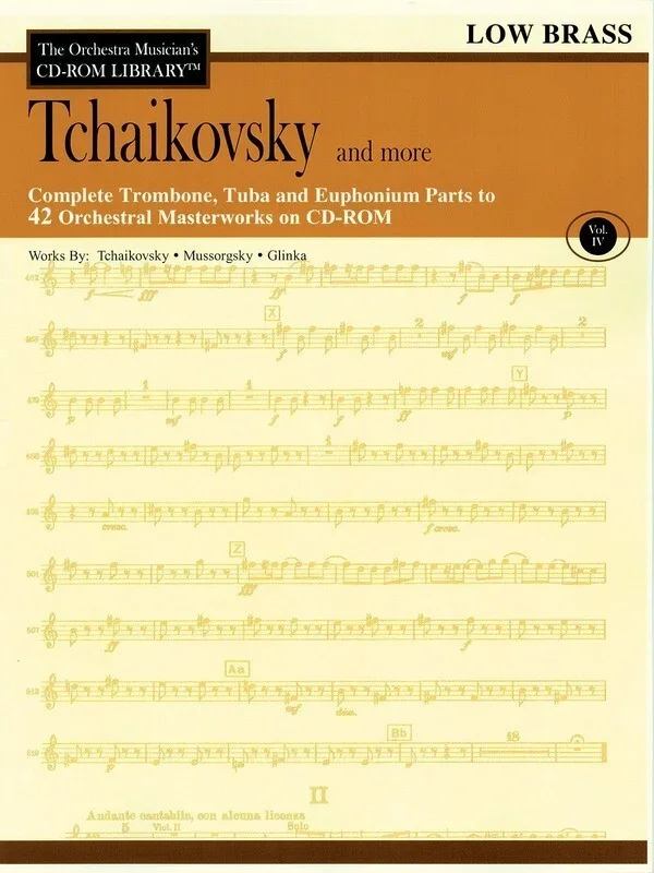 Tchaikovsky And More CD Rom Lib Low Brass V4 (CD-Rom Only)