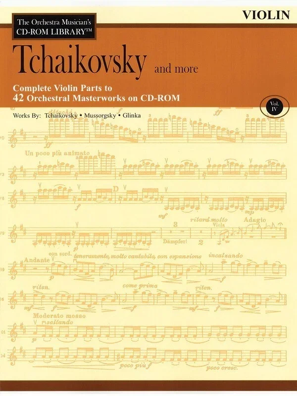 Tchaikovsky And More CD Rom Lib V4 Violin (CD-Rom Only)