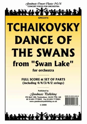 Tchaikovsky : Dance Of The Swans From Swan Lake: Orchestra Score & Parts