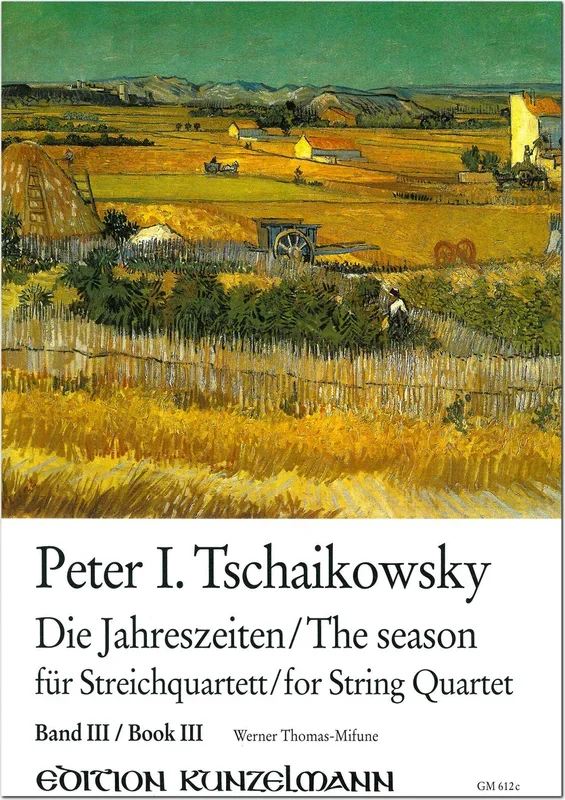 Tchaikovsky: The Seasons (arr. for string quartet) – Book 3 (Sep. – Dec.)