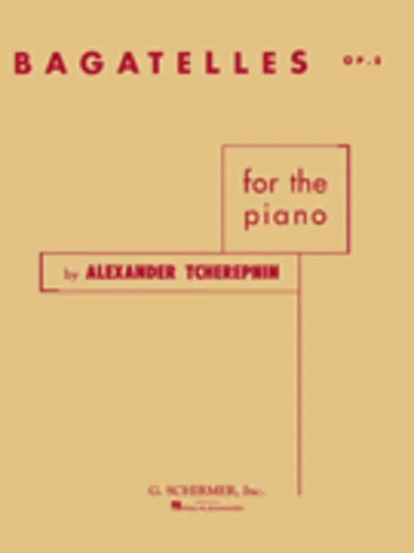 Tcherepnin – Bagatelles Op 5 For Piano (Softcover Book)