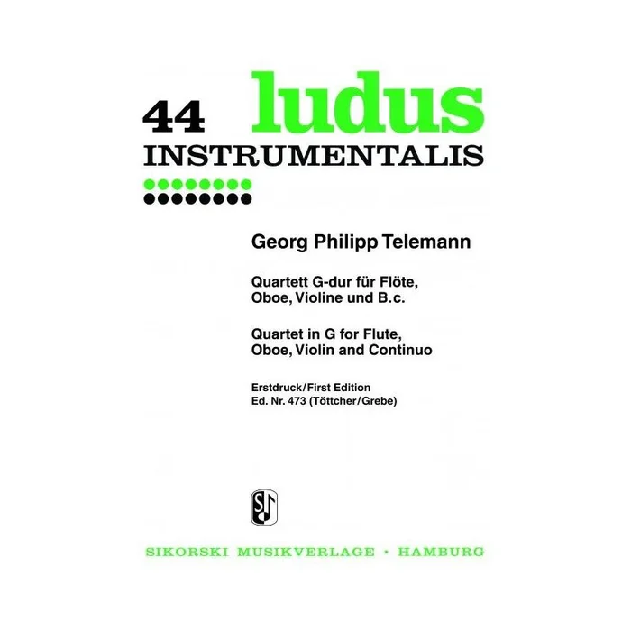 Telemann, Georg Philipp – Quartett TWV 43:G2
