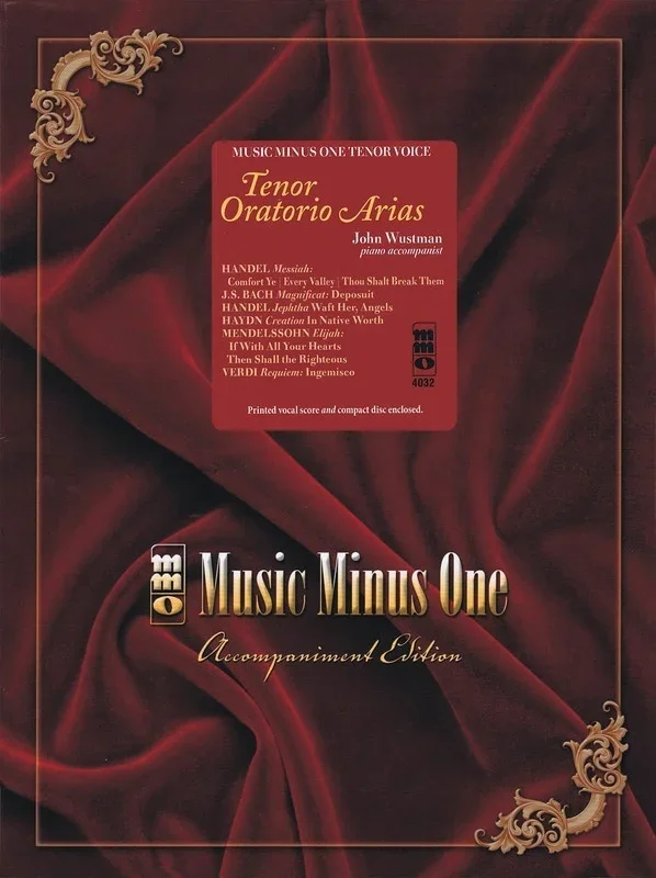 Tenor Oratorio Arias Book/CD (Softcover Book/CD)