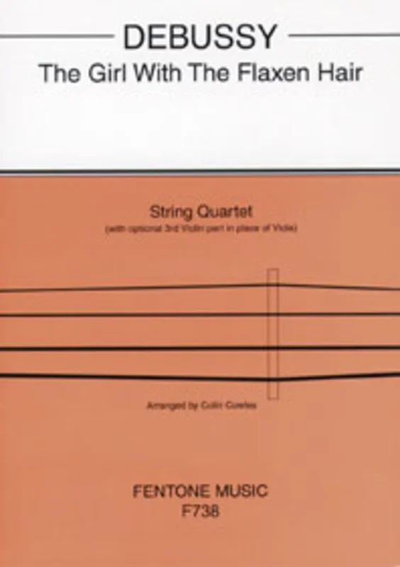 The Girl With The Flaxen Hair For String Quartet Sc/Pts Score/Parts (Viola|Cello|2 Violins)