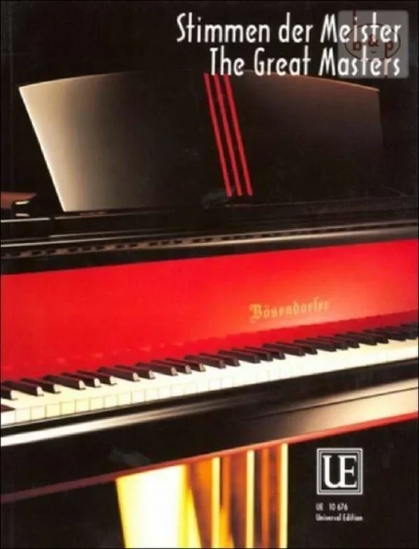 The Great Masters For Piano Ed Sauer (Softcover Book)