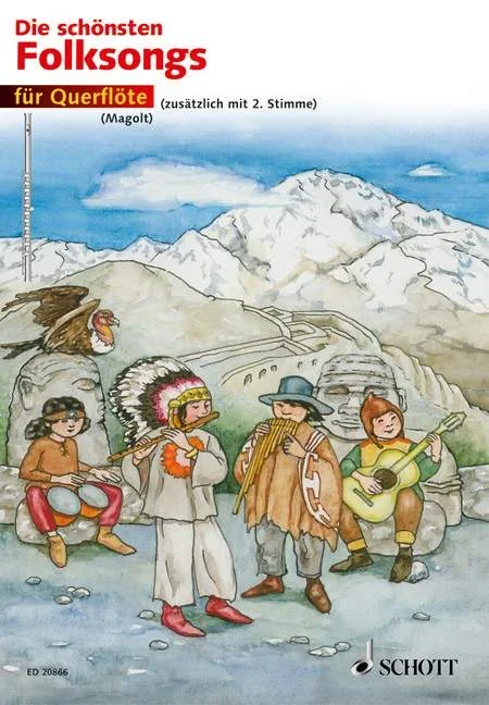 The most beautiful folk songs, – 1-2 flutes – Schott Digital