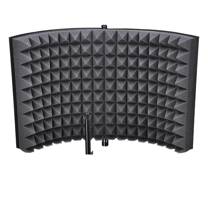 TheLAShop 2-Fold Studio Microphone Isolation Shield Vocal Filter Panel
