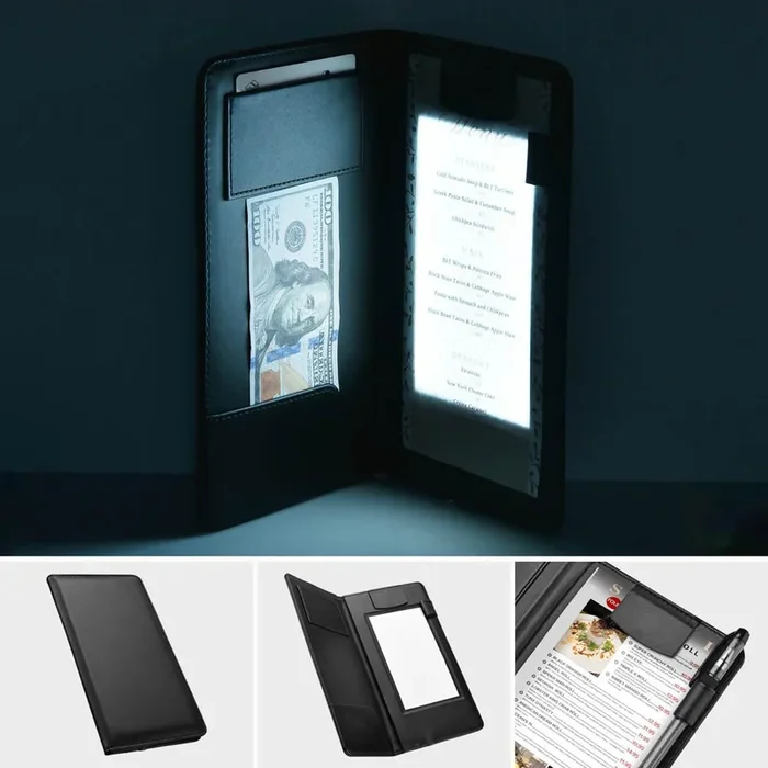 TheLAShop LED Leather Back Lit Bill Check Presenter Backlighting