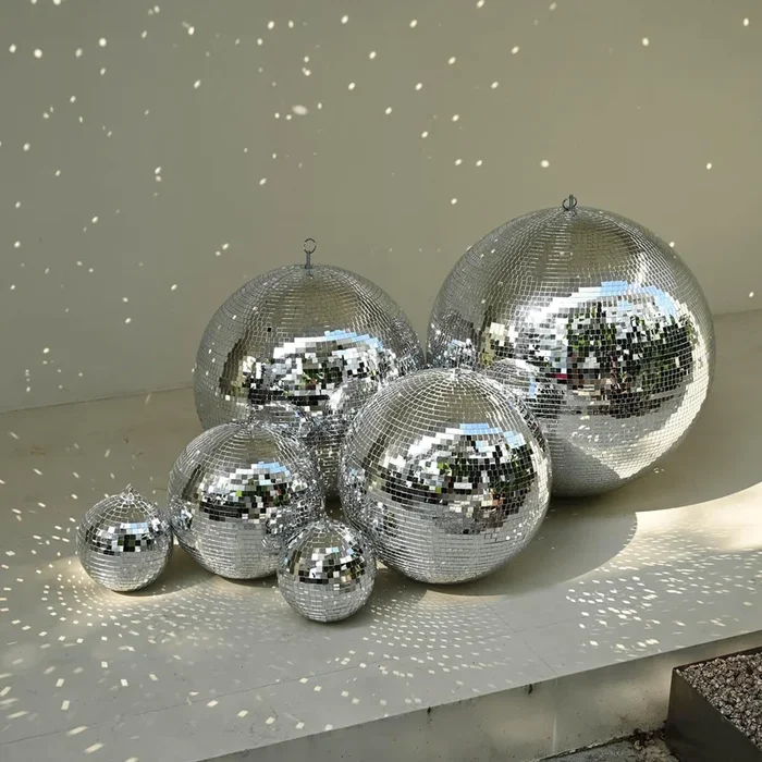 TheLAShop Mirror Disco Ball Wedding Event Decor (7″,12″,16″,20″,24″opt)
