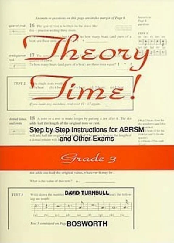 Theory Time Gr 3 Turnbull ABRSM Book