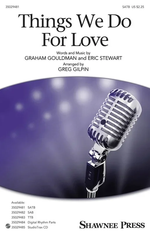Things We Do For Love StudioTrax CD (CD Only)