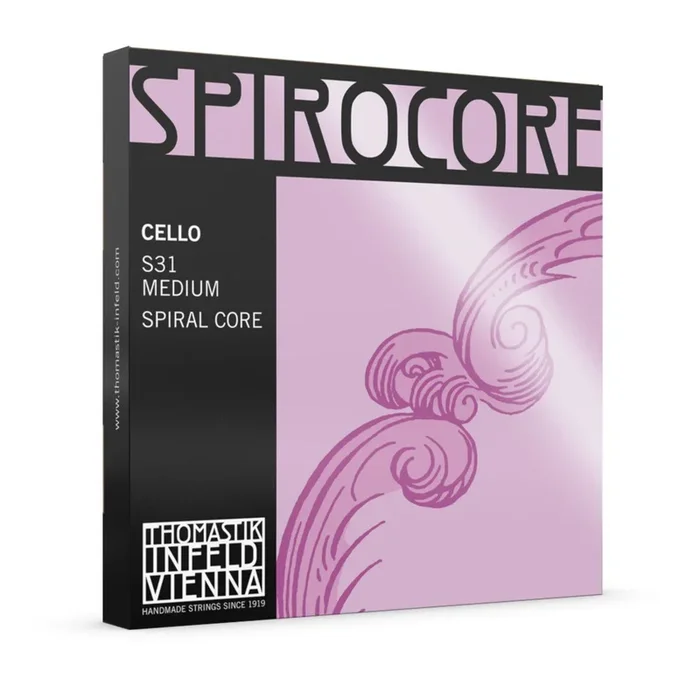 Thomastik S31 Spirocore Cello String Set – Flexible Multiwire Spiral Core Strings
