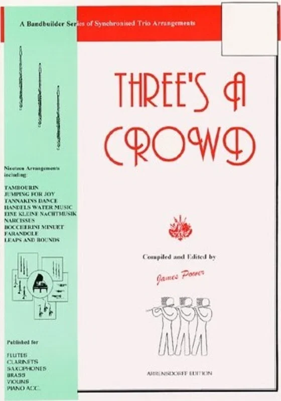 Threes A Crowd Book 3 Violin Trios Revised (Softcover Book)