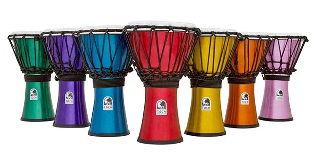 Toca Freestyle Colorsound Series 7 ” Djembe, Various Colours