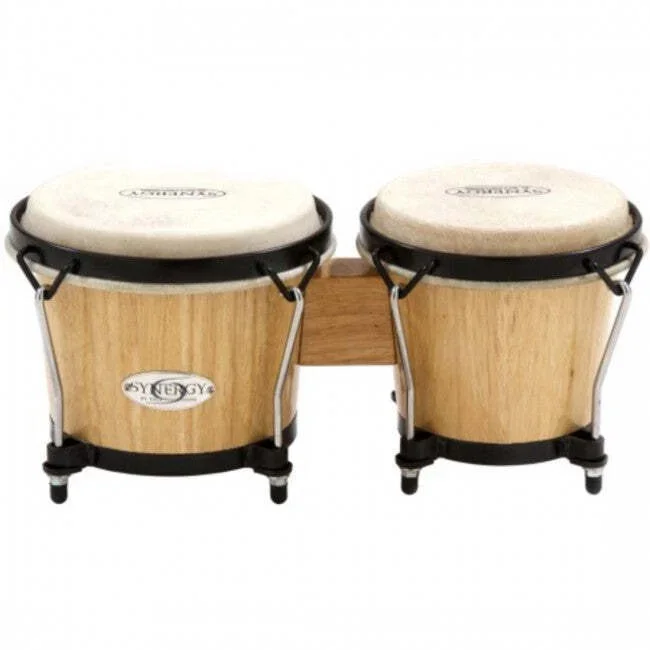 Toca Synergy 2100 Bongos Set 6” & 6 3 /4” Natural Gloss