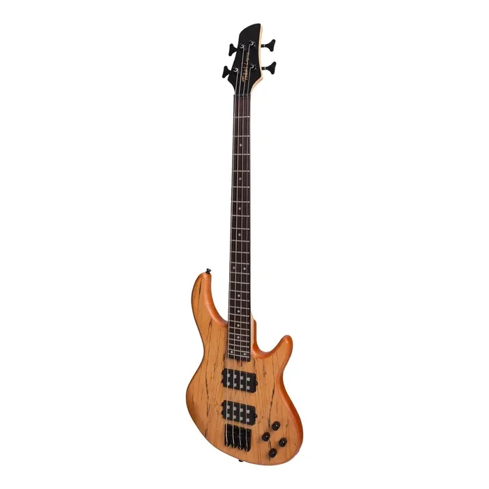 Tokai ‘Legacy Series’ Mahogany & Spalted Maple T-Style Contemporary Electric Bass Guitar (Natural Satin)