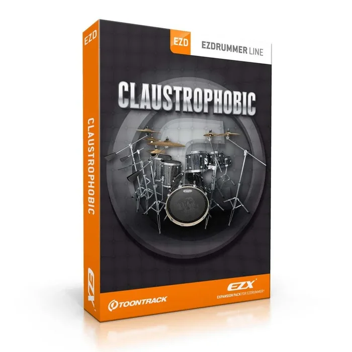 Toontrack Claustrophobic EZX – EZdrummer Sound Expansion (Software Serial Number)