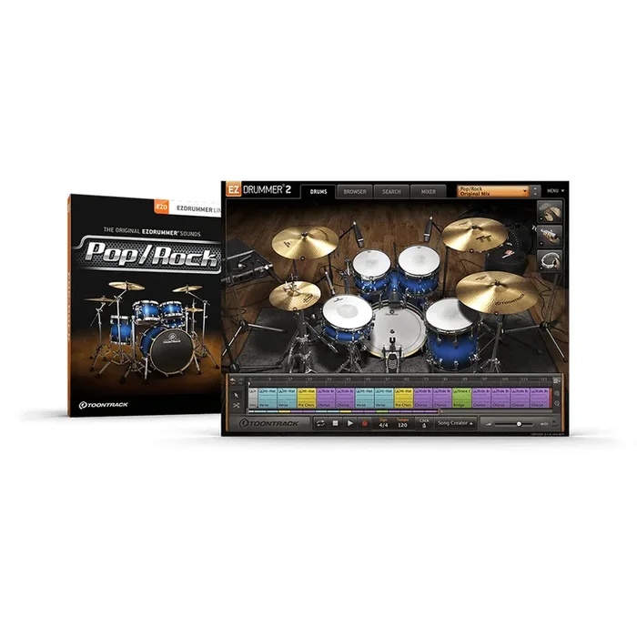 Toontrack Pop Rock EZX Expansion for EZ Drummer