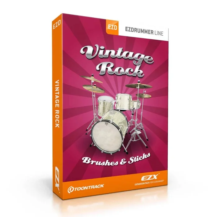 Toontrack Vintage Rock EZX – EZDrummer Sound Expansion (Software Serial Number)