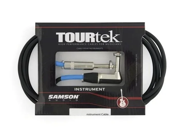 TourTek : TourTek 3′ Instrument Cable w/L-Jack (0.92m)