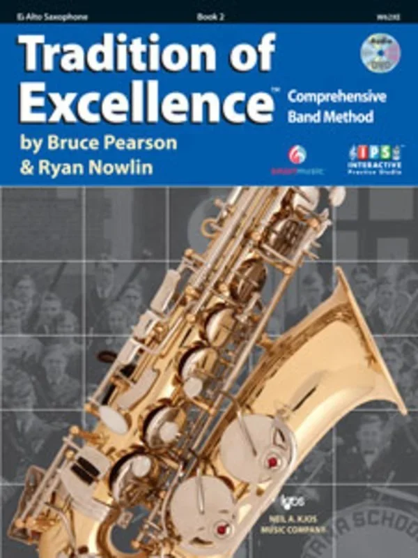 TRADITION OF EXCELLENCE Book 2 ALTO SAX Book/DVD