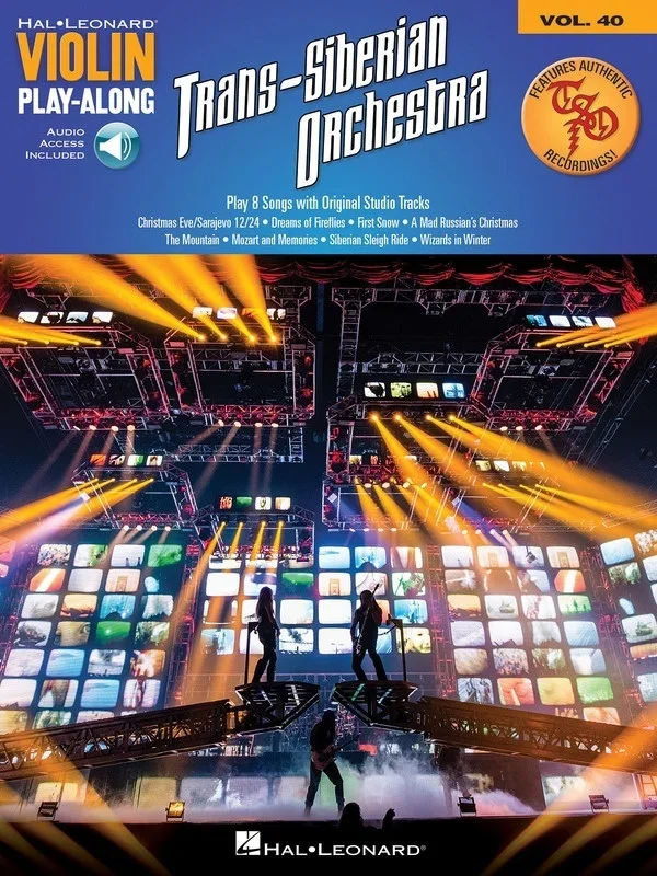 Trans-Siberian Orchestra Violin Playalong V40 Book/Online Audio (Softcover Book/Online Audio)