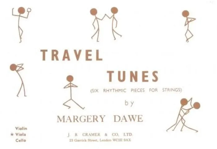 Travel Tunes Viola Book