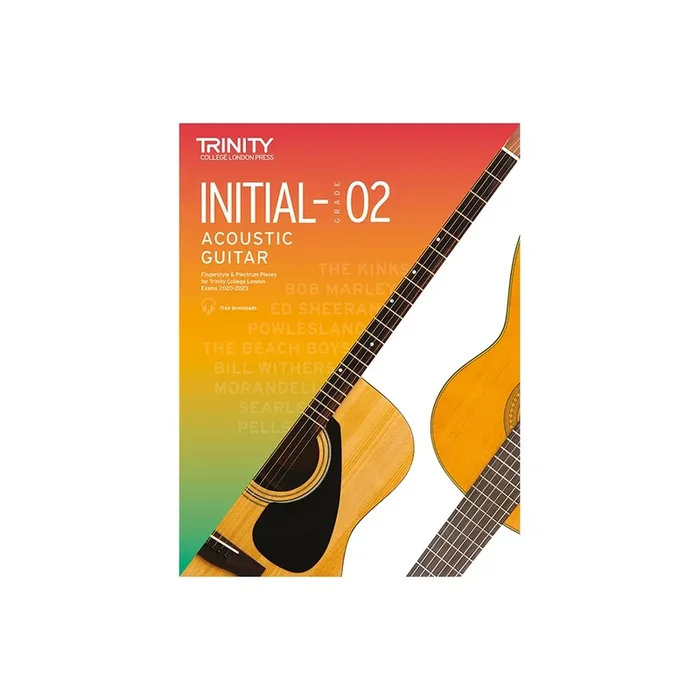 Trinity Acoustic Guitar Exam Pieces from 2020: Initial – Grade 2