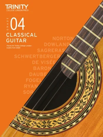 Trinity College London Classical Guitar Exam Pieces Grade 4 From 2020