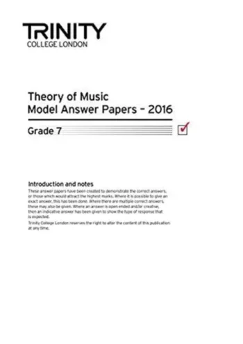 Trinity College London Theory Model Answers Paper (2016) Grade 7