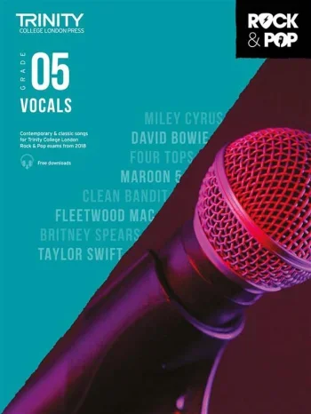Trinity Rock & Pop 2018 Vocals Grade 5 Book & Download