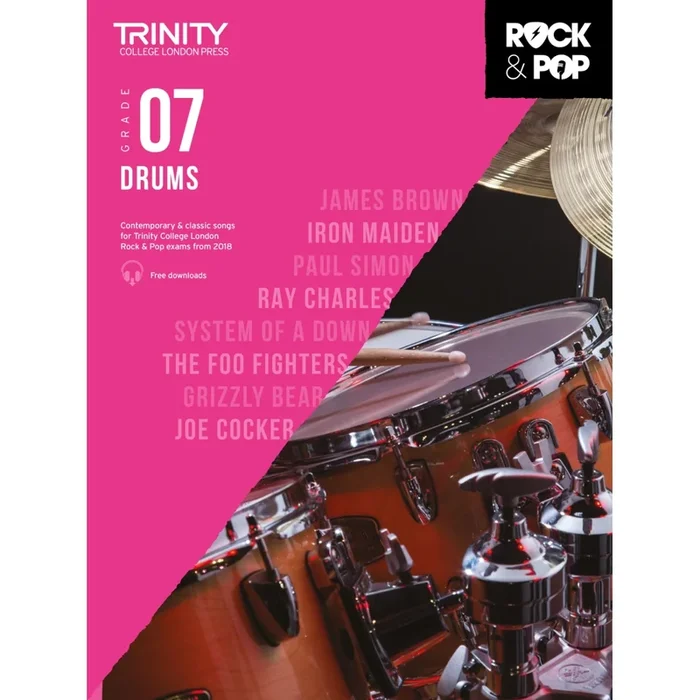 Trinity Rock & Pop Drums from 2018: Grade 7