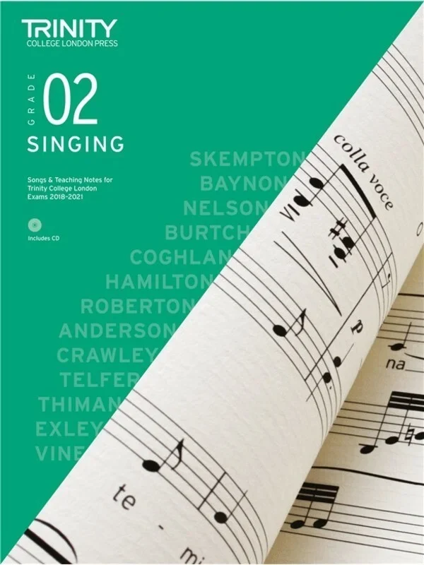 Trinity Singing Grade 2 2018 Book/CD (Softcover Book/CD)