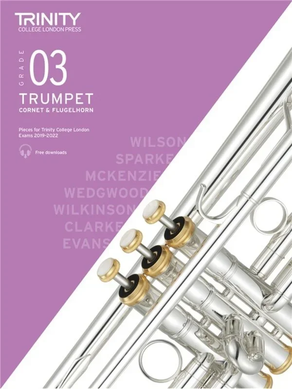 Trinity Trumpet Exam Pieces 2019-2022 Gr 3 (Softcover Book)