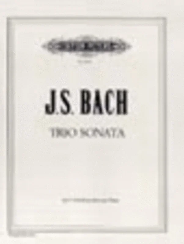 Trio Sonatas B Flat After Bwv 1039 2Violin/Piano (Music Score/Parts) Book