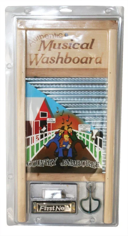TROPHY – Jamboree Kit Includes Washboard, Thimbles, Jaw Harp & Harmonica