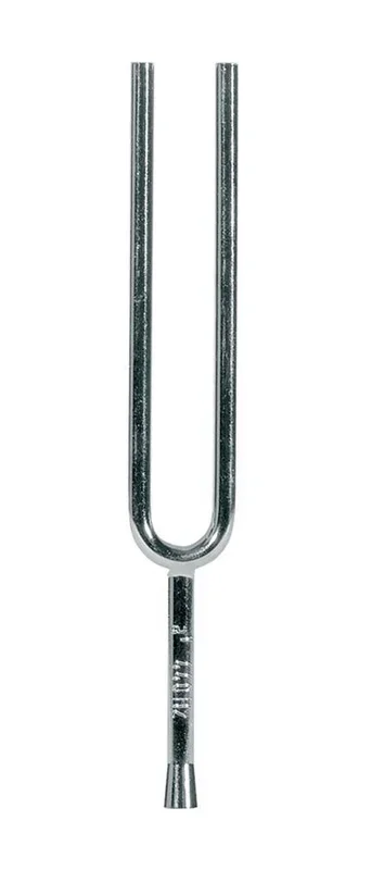 Tuning fork, 4×8 mm., square, nickel plated, a1-440.00 Hz.