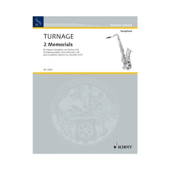 Turnage, Mark-Anthony – 2 Memorials