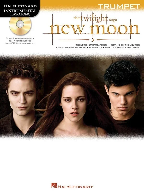 TWILIGHT NEW MOON Book/CD TRUMPET