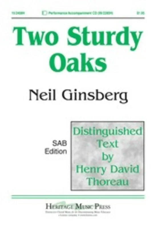 Two Sturdy Oaks Sab/Piano