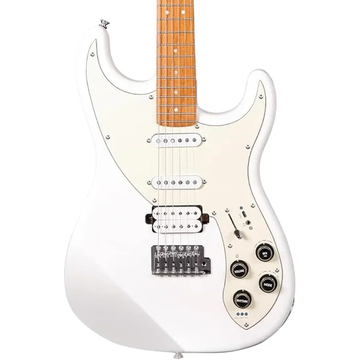 Tyma Guitars E7 Smart Guitar All-In-One Guitar – Snow Feather White