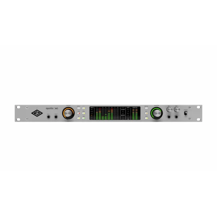UA Apollo X6 Gen 2 Rackmount Thunderbolt Audio Interface 16×22 with Unison Mic Preamps and DSP Processing