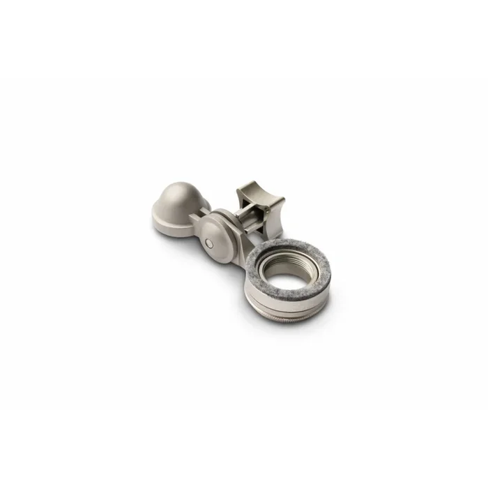 UA Bock Silver Microphone Mount with M22 Threads, Compatible with Bock 167 & 187
