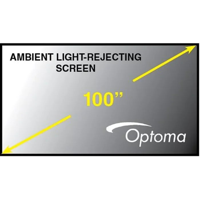 UST Ambient Light Rejecting Screen 100″ 16:9 for P1 Optoma